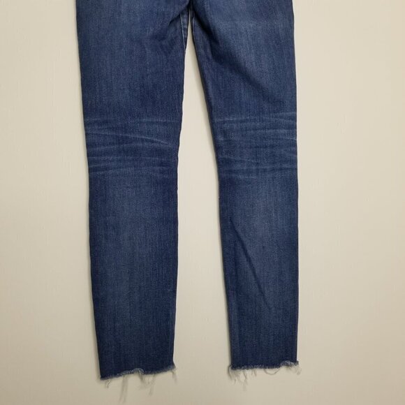 Paige Jeans Womens Size 27 Verdugo Ankle Cropped Distressed Raw Hem Skinny - Picture 8 of 16